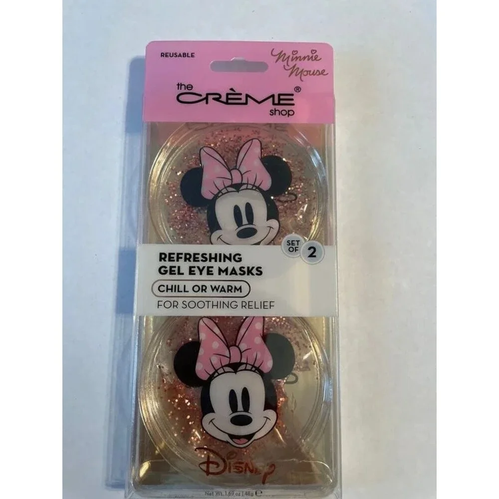 The Crème Shop Refreshing Gel Eye Mask Minnie Mouse reusable